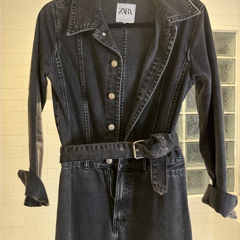 Zara Denim Jumpsuit